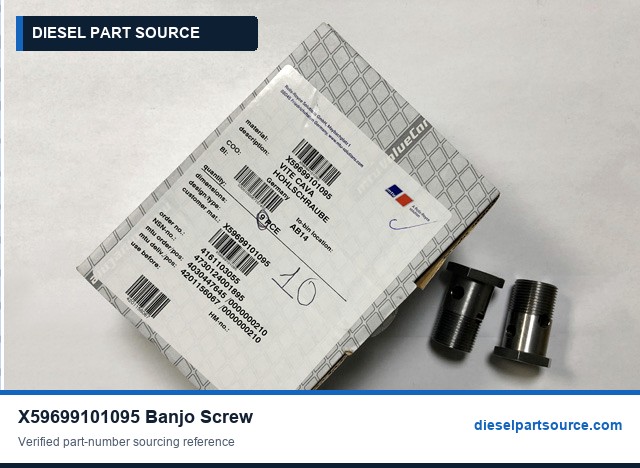 MTU 4000 Parts | X59699101095 | BANJO SCREW