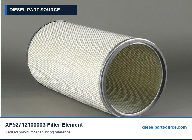 MTU 4000 Parts | XP52712100003 | FILTER ELEMENT