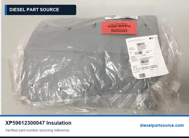 MTU 4000 PARTS | XP59612300047/87 | INSULATION
