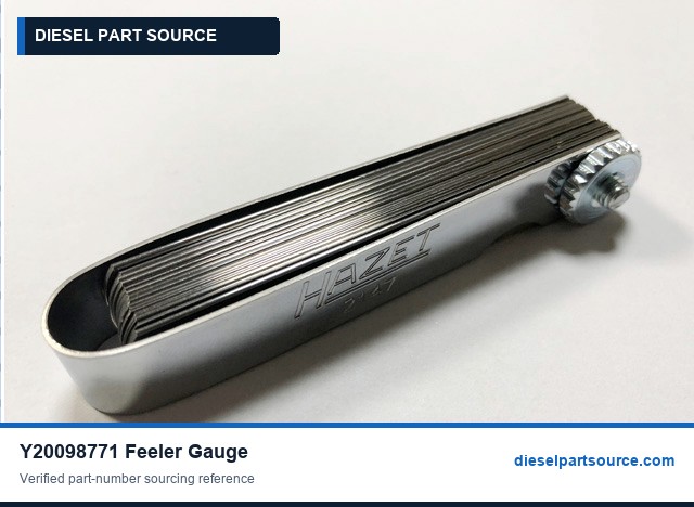 MTU Specialized Tools Y20098771 FEELER GAUGE