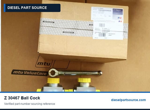 MTU 396 Parts | Z=30467 | BALL COCK